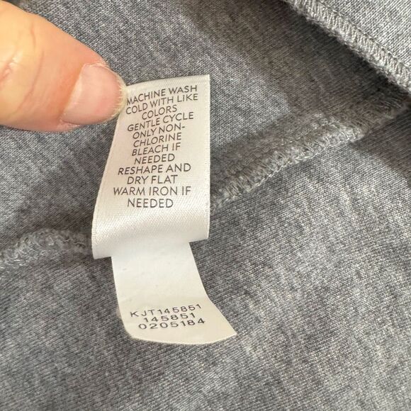 J. JILL relaxed heather grey blazer| medium - Picture 9 of 11